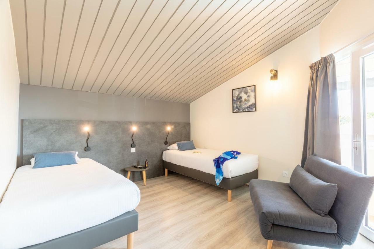 Hotel Restaurant Le Grand Large - Face A La Plage - Ile De Re Риведу-Плаж Екстериор снимка